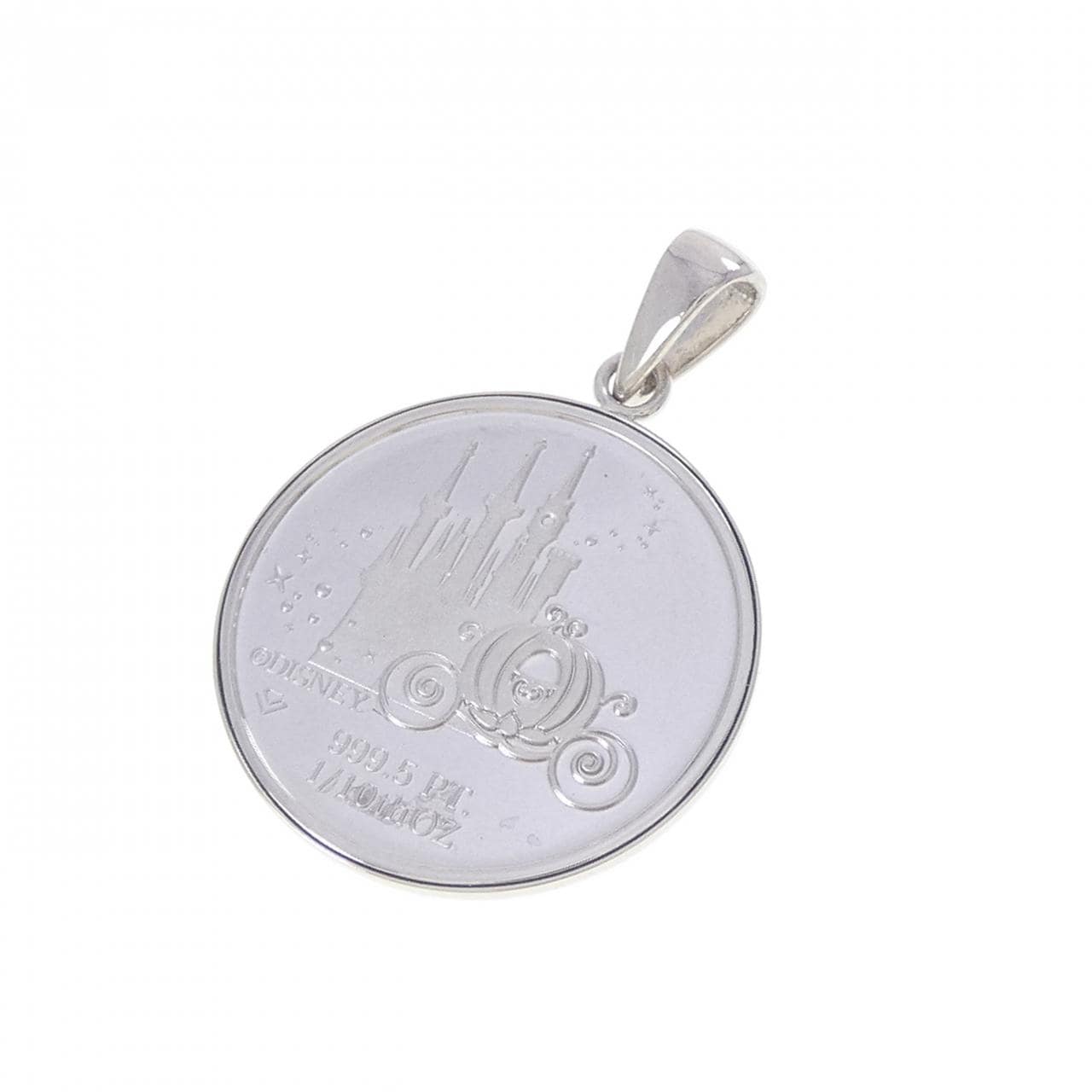 PT900(枠) コイン ペンダント