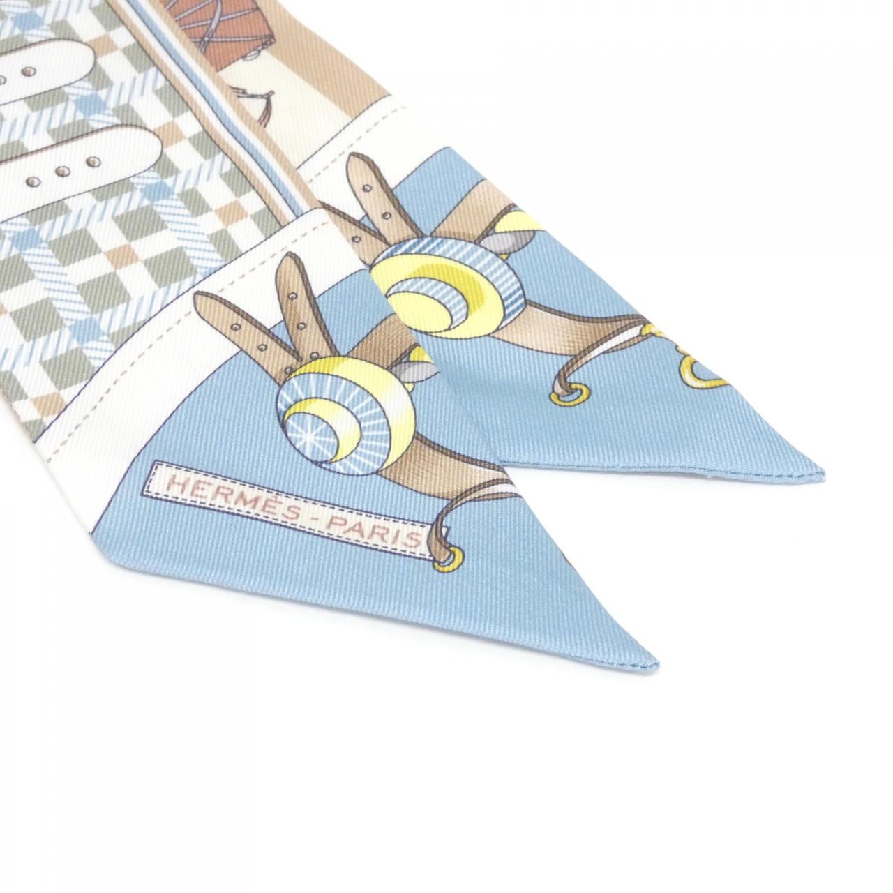 エルメス LES VOITURES NOUVELLE ツイリー 064108S スカーフ