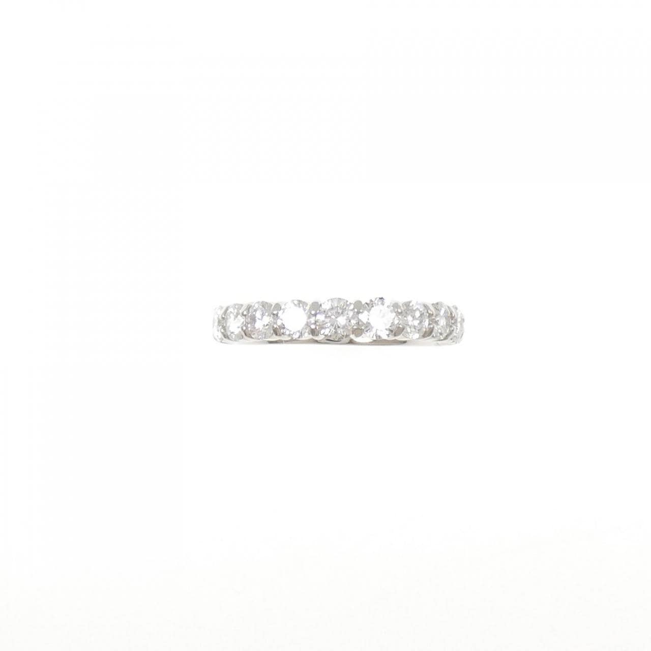 PT900 ハーフエタニティ ダイヤモンド リング 1.00CT