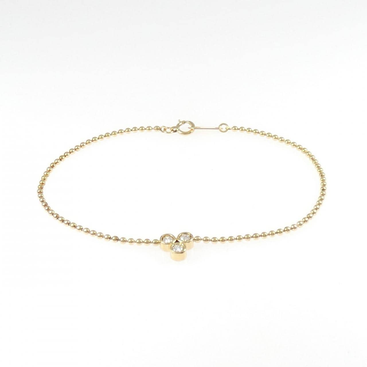 K18YG ダイヤモンド ブレスレット 0.12CT