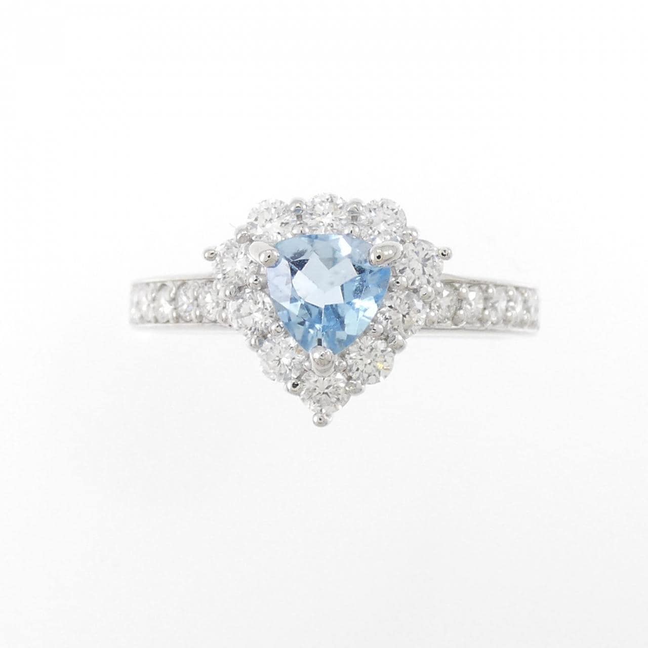 PT Aquamarine Ring 0.43CT