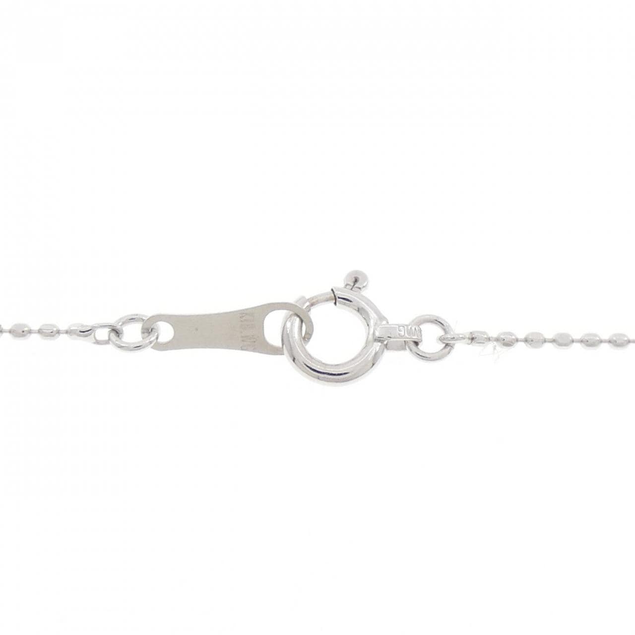 K18WG ダイヤモンド ネックレス 0.20CT