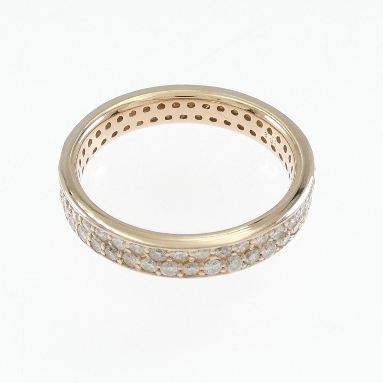 K18PG フルエタニティ ダイヤモンド リング 1.02CT