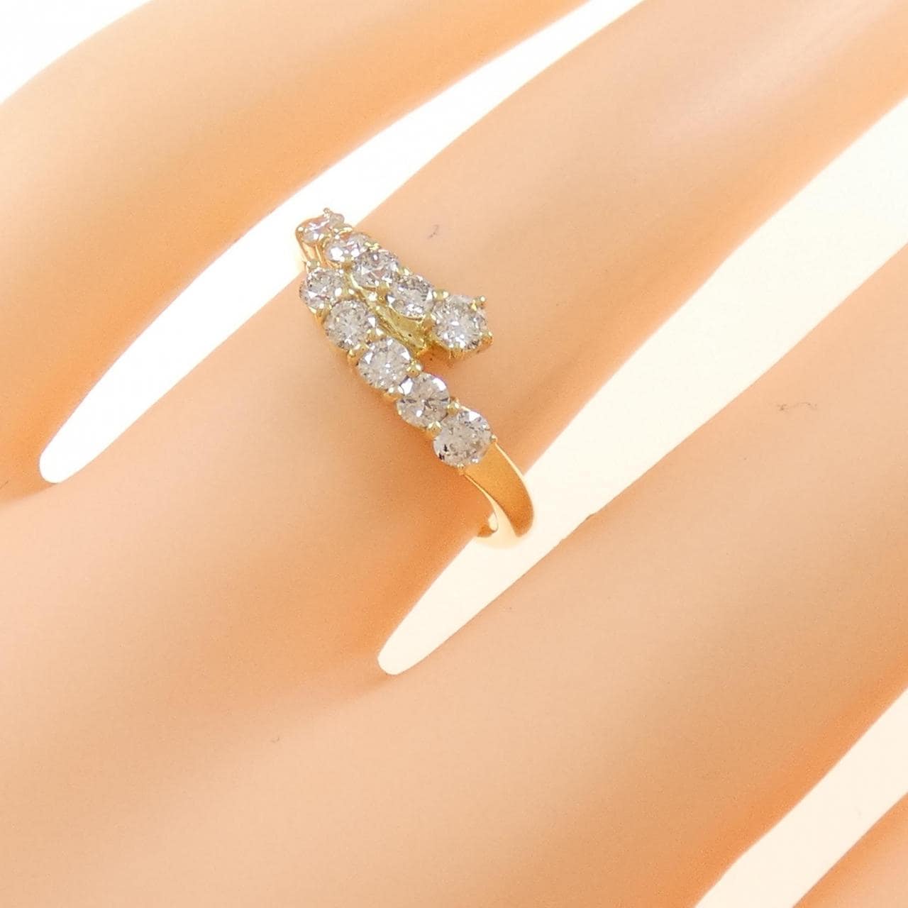 K18YG ダイヤモンド リング 0.50CT