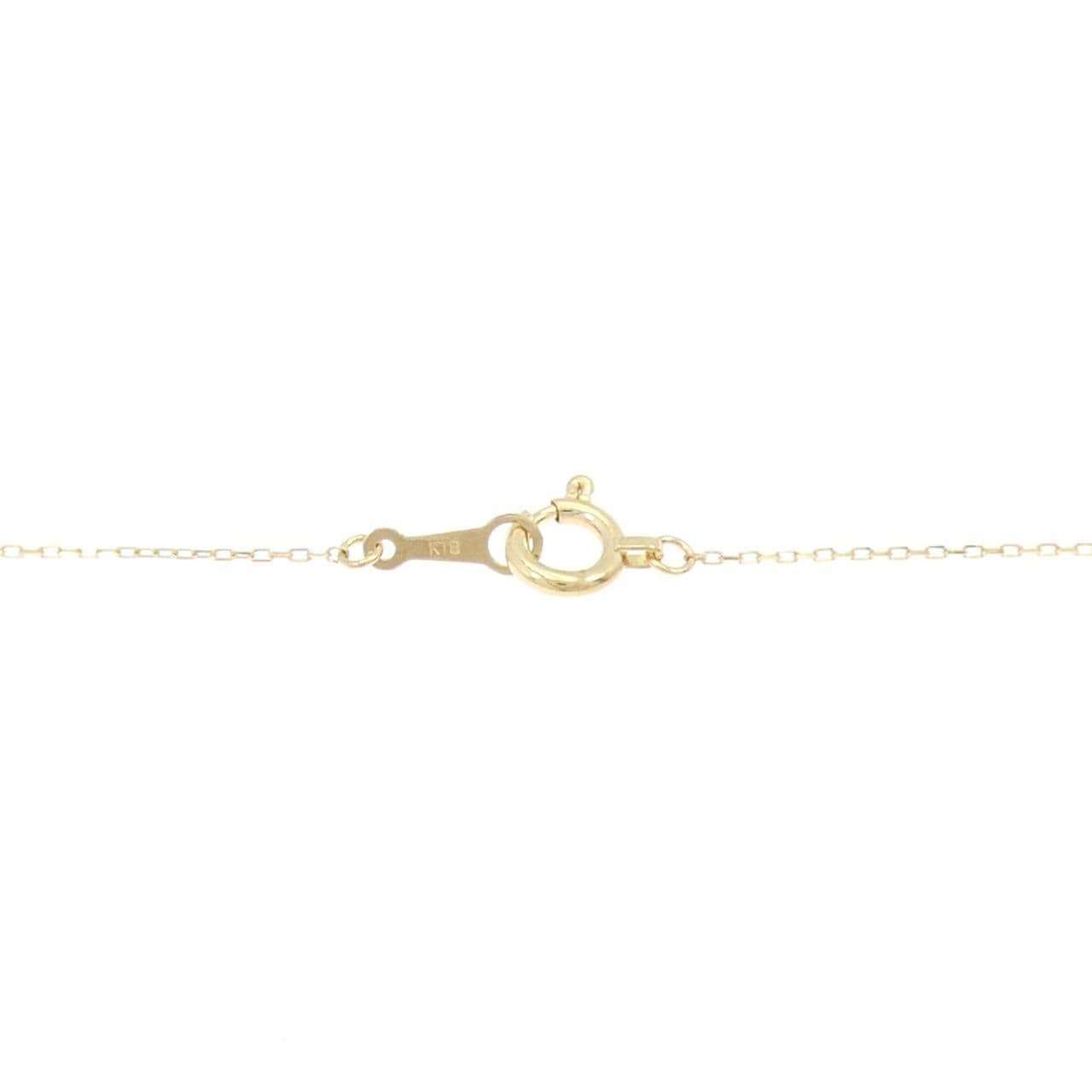 K18YG ダイヤモンド ネックレス 0.30CT