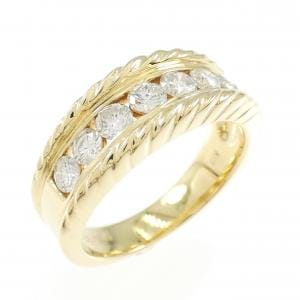 K18YG ダイヤモンド リング 0.68CT