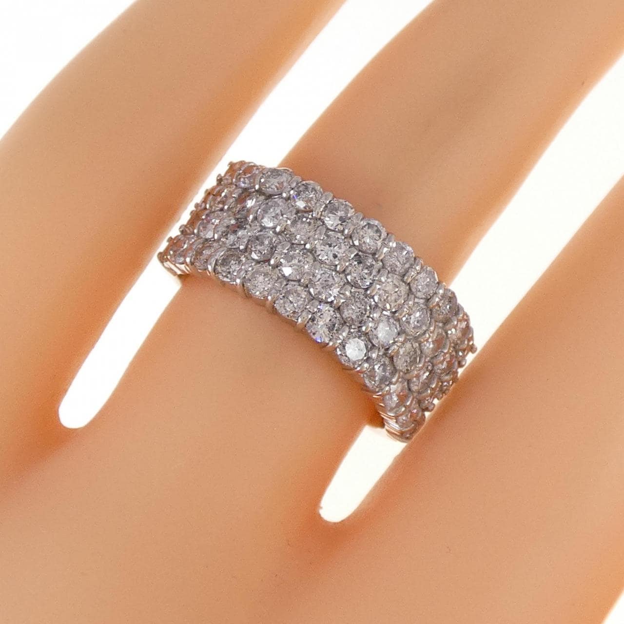 PT パヴェ ダイヤモンド リング 2.00CT