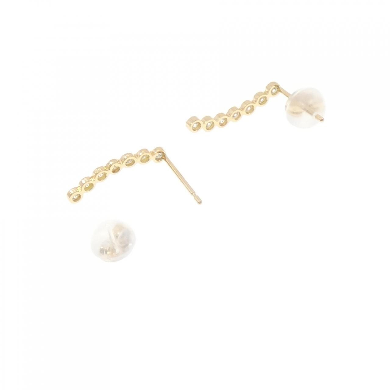 【リメイク】K18YG ダイヤモンド ピアス 0.20CT