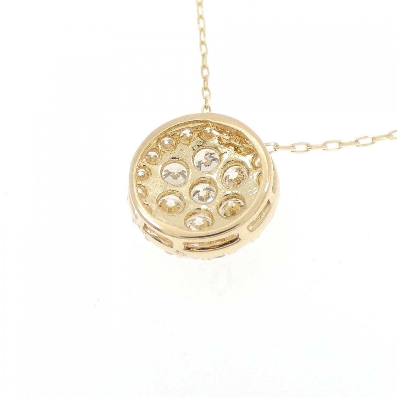 【リメイク】K18YG ダイヤモンド ネックレス 0.30CT
