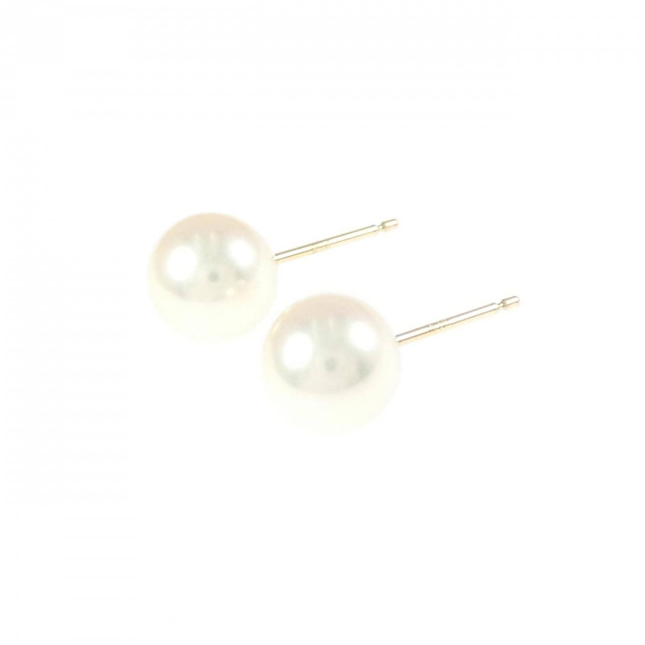 K18YG アコヤパール ピアス 8mm