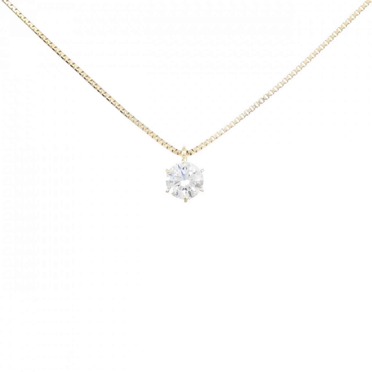 K18YG ダイヤモンド ネックレス 0.403CT D IF 3EXT