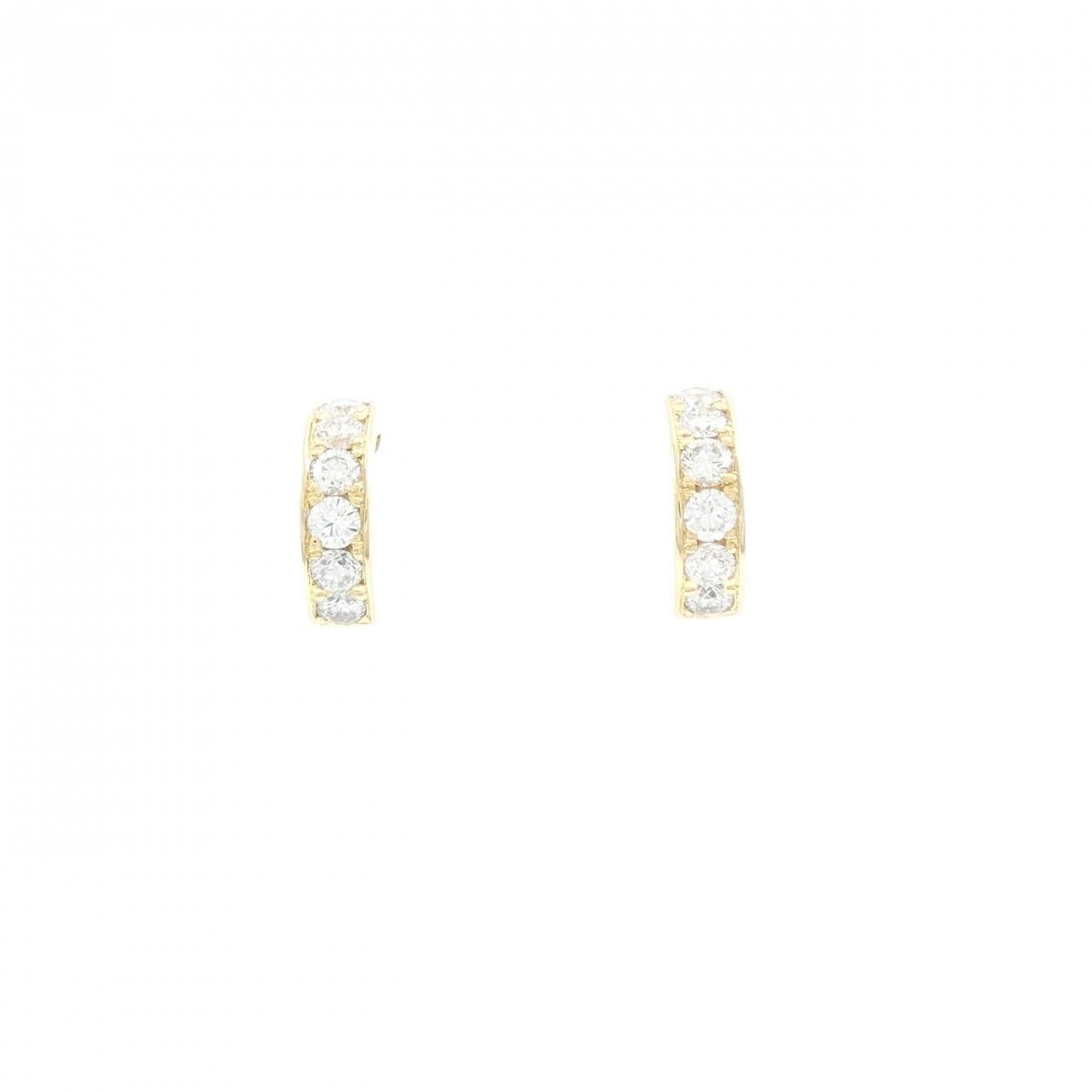 K18YG ダイヤモンド ピアス 0.474CT