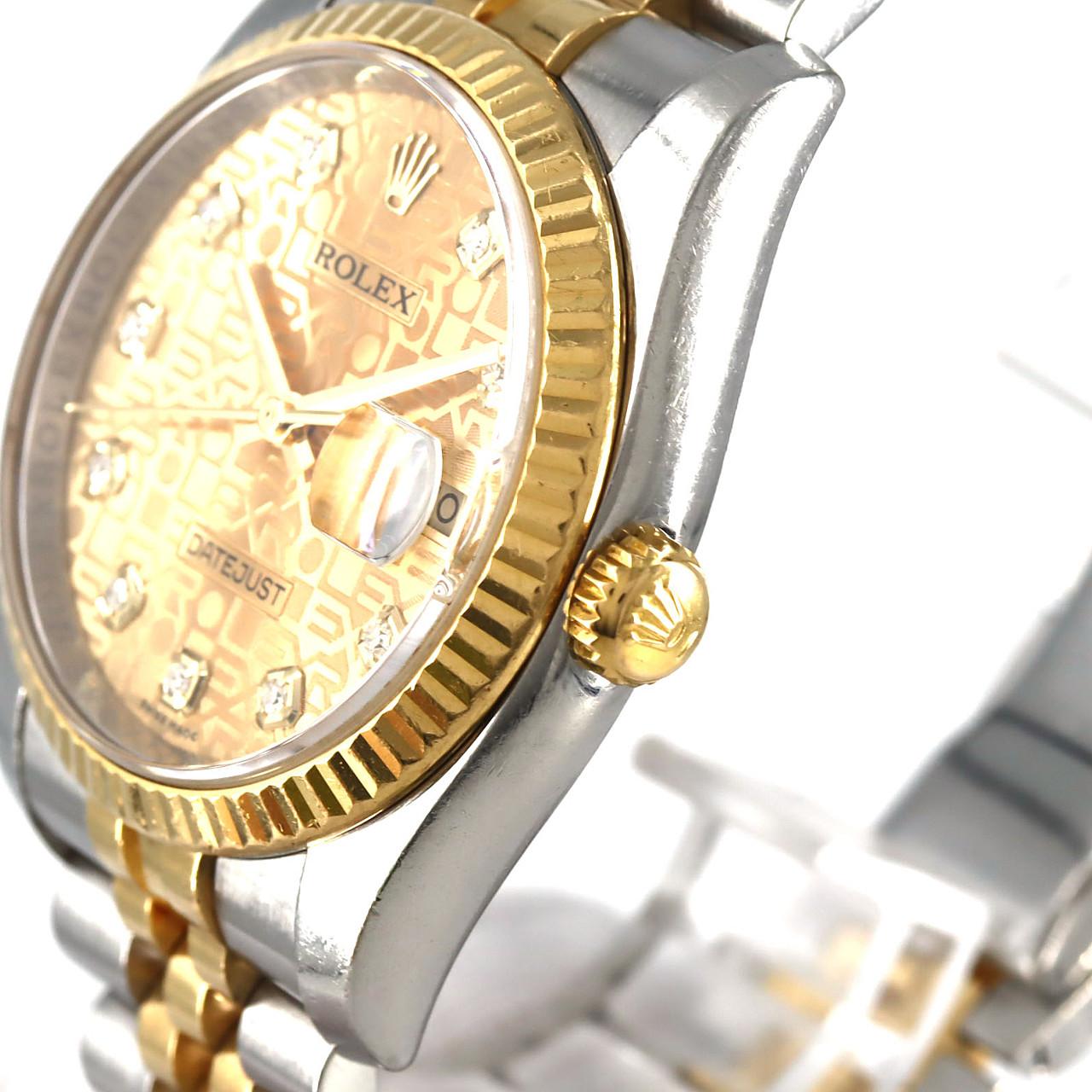 【ノーメンテナンス還元価格】ロレックス デイトジャスト 116233G SSxYG 自動巻 ランダム番