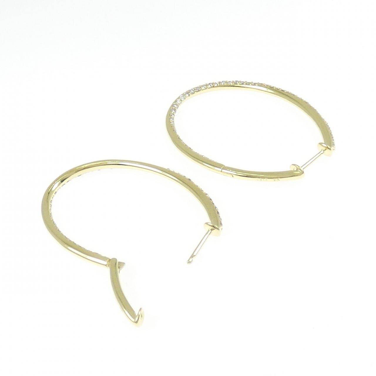 K18YG ダイヤモンド ピアス 1.00CT
