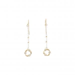 K18YG ダイヤモンド ピアス 0.06CT