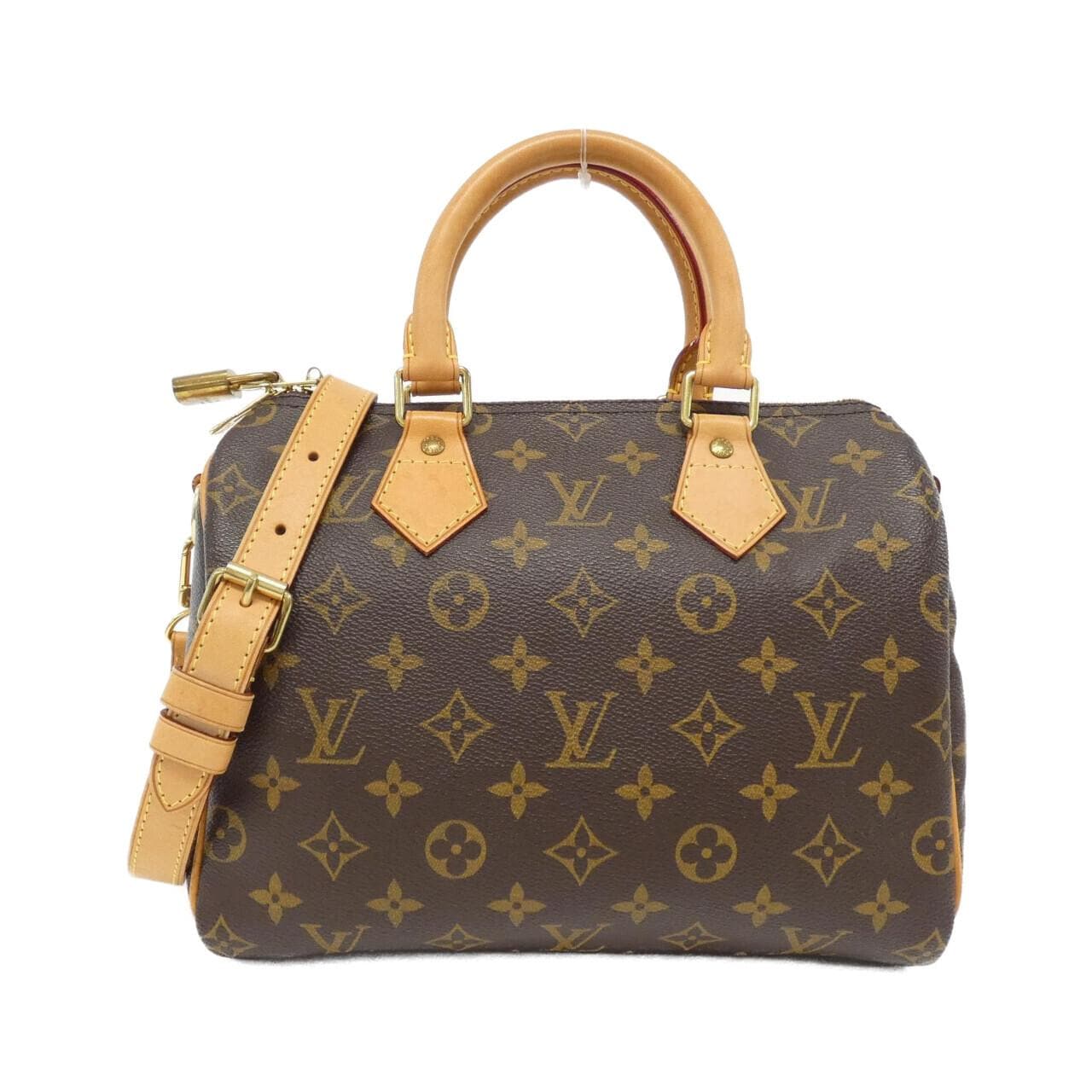 LOUIS VUITTON Monogram Speedy Bandouliere 25 公分 M40390 波士頓包