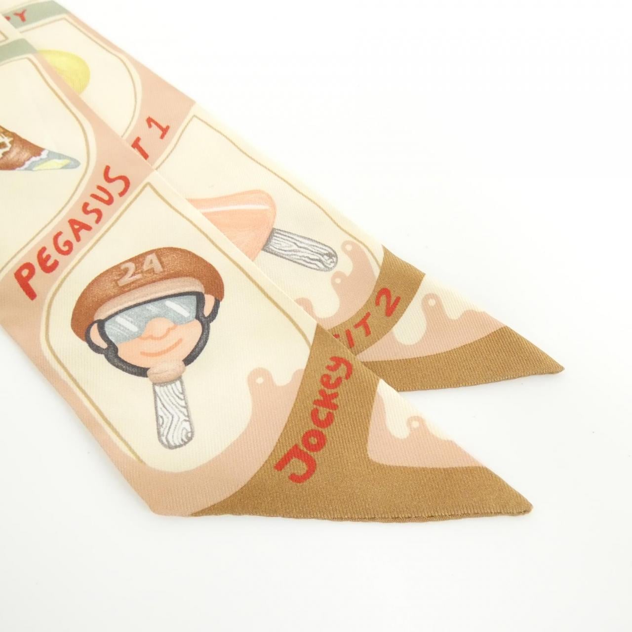 エルメス FUNNY ICE CREAM ツイリー 064109S スカーフ