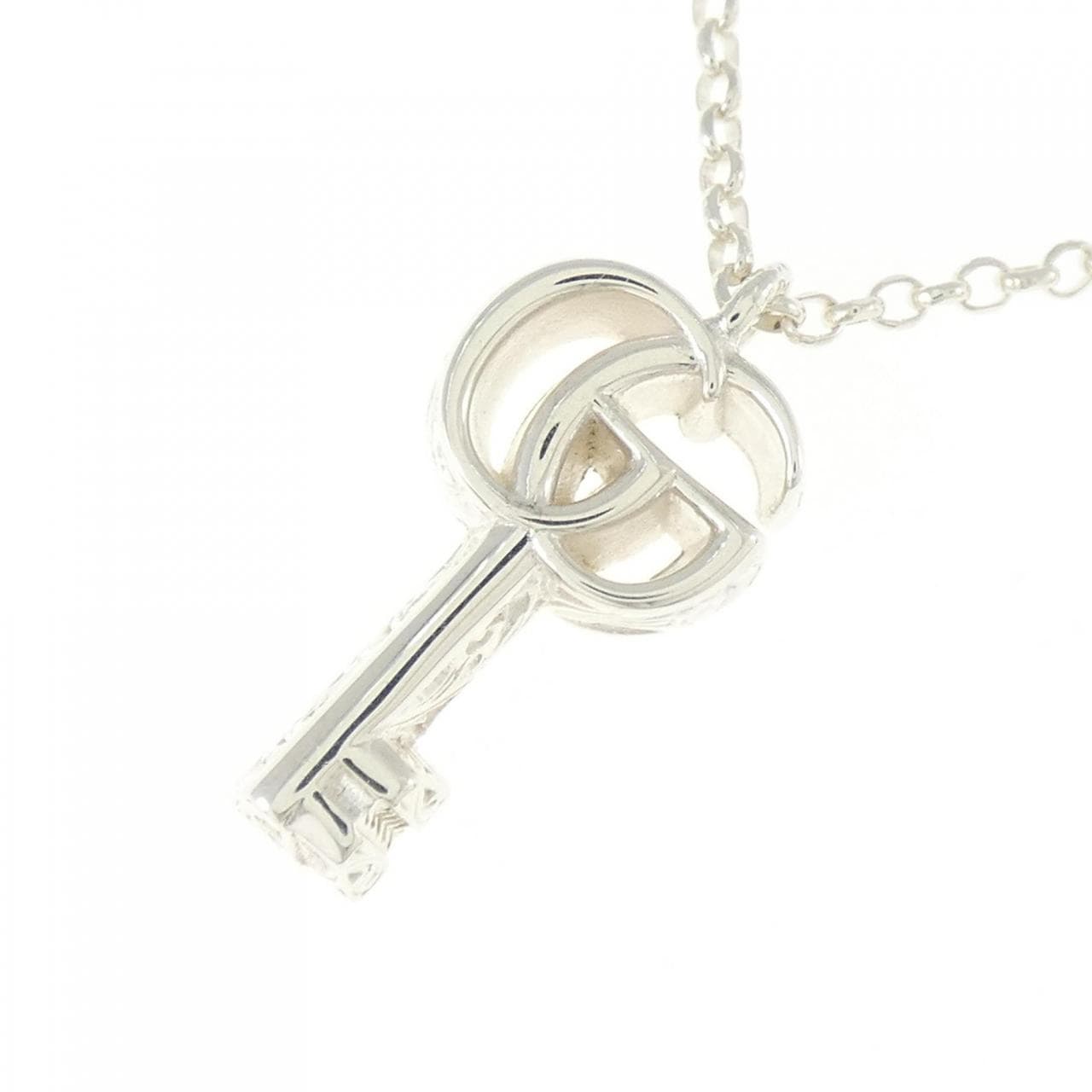 Gucci Double G Key Charm Necklace