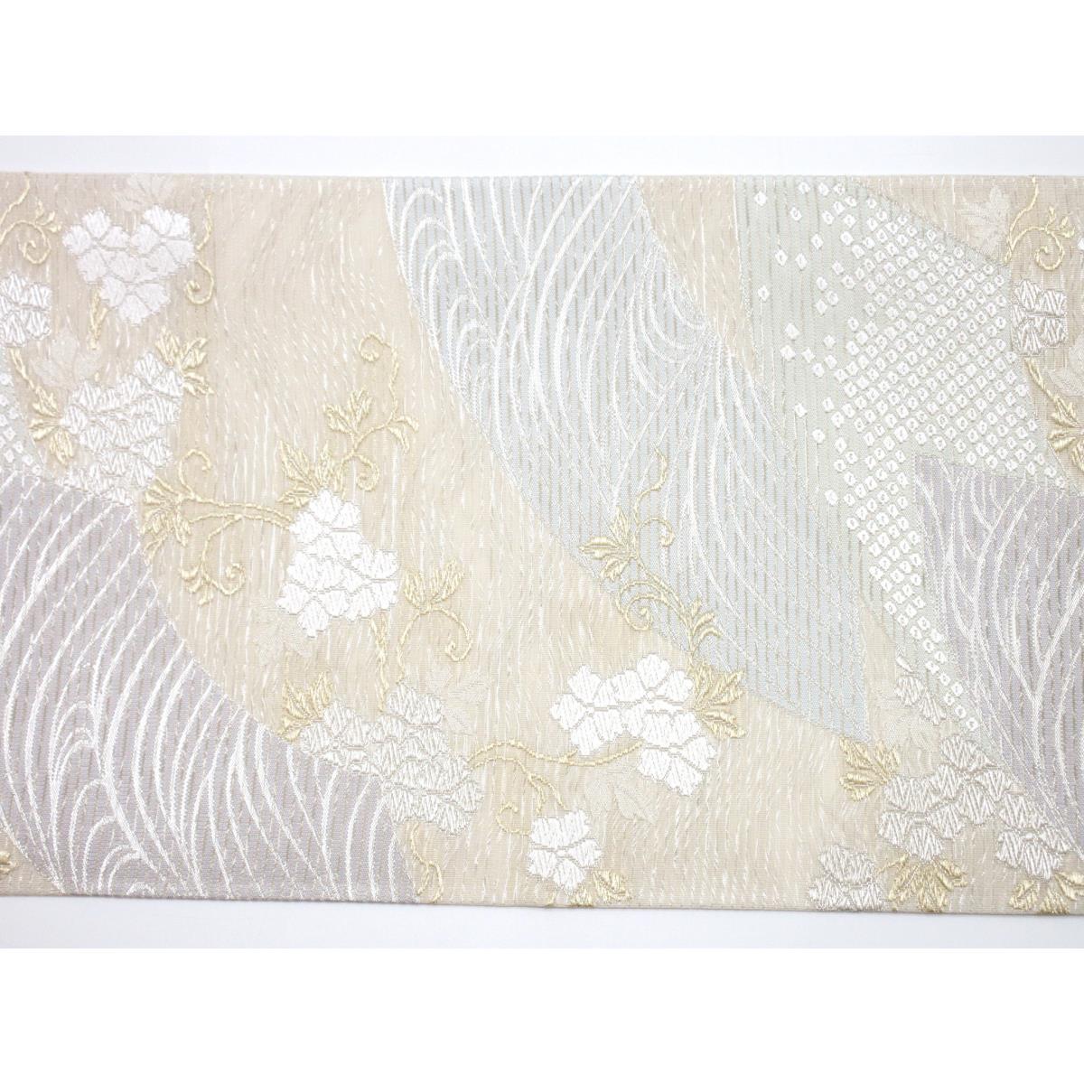 【未使用品】夏袋帯　絽織