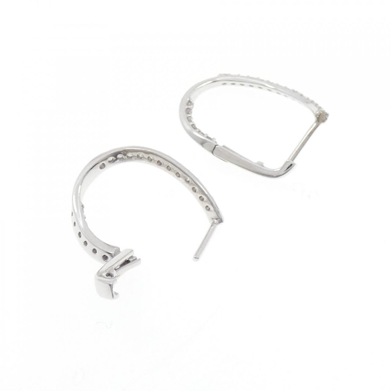 K18WG ダイヤモンド ピアス 0.26CT