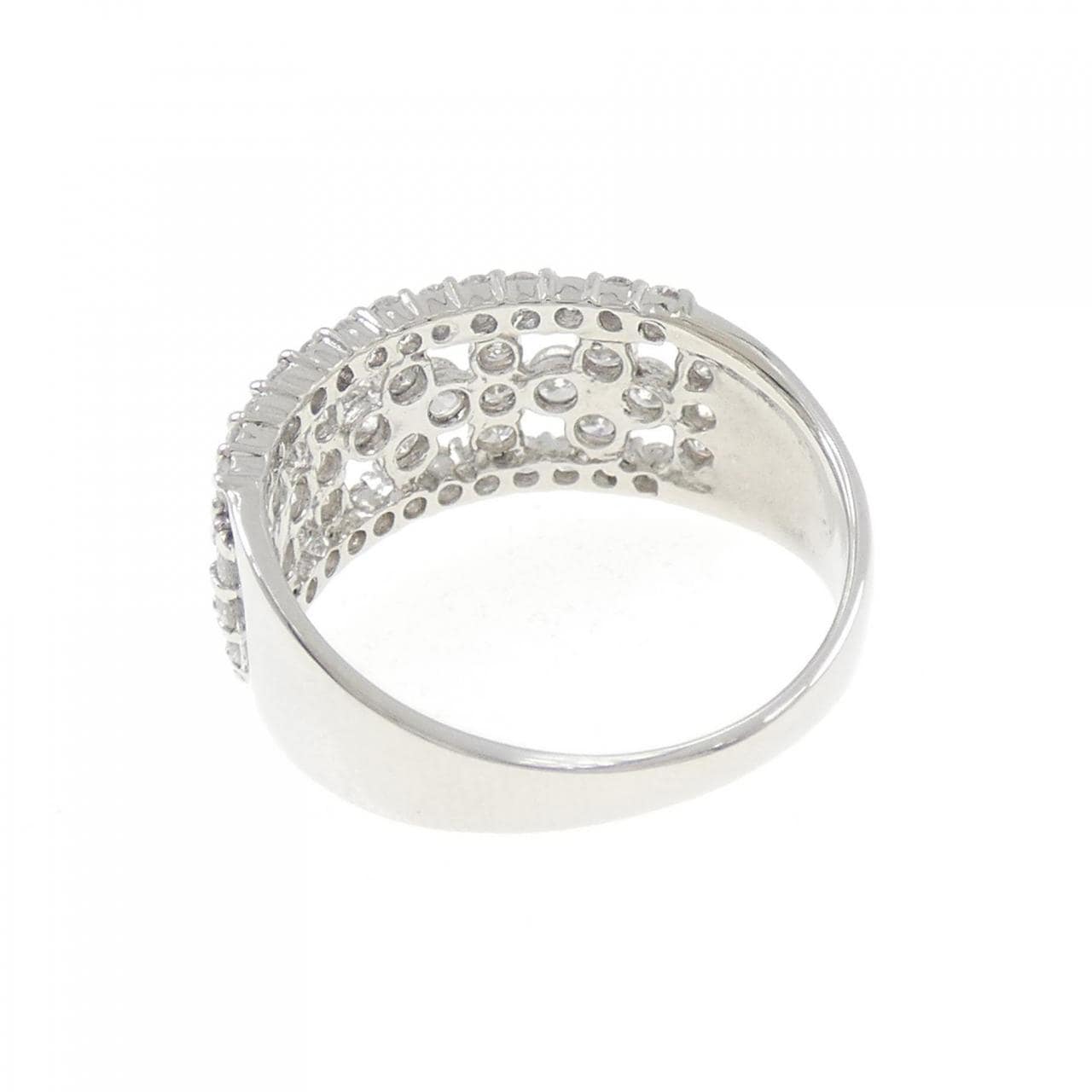 PT900 フラワー ダイヤモンド リング 1.00CT