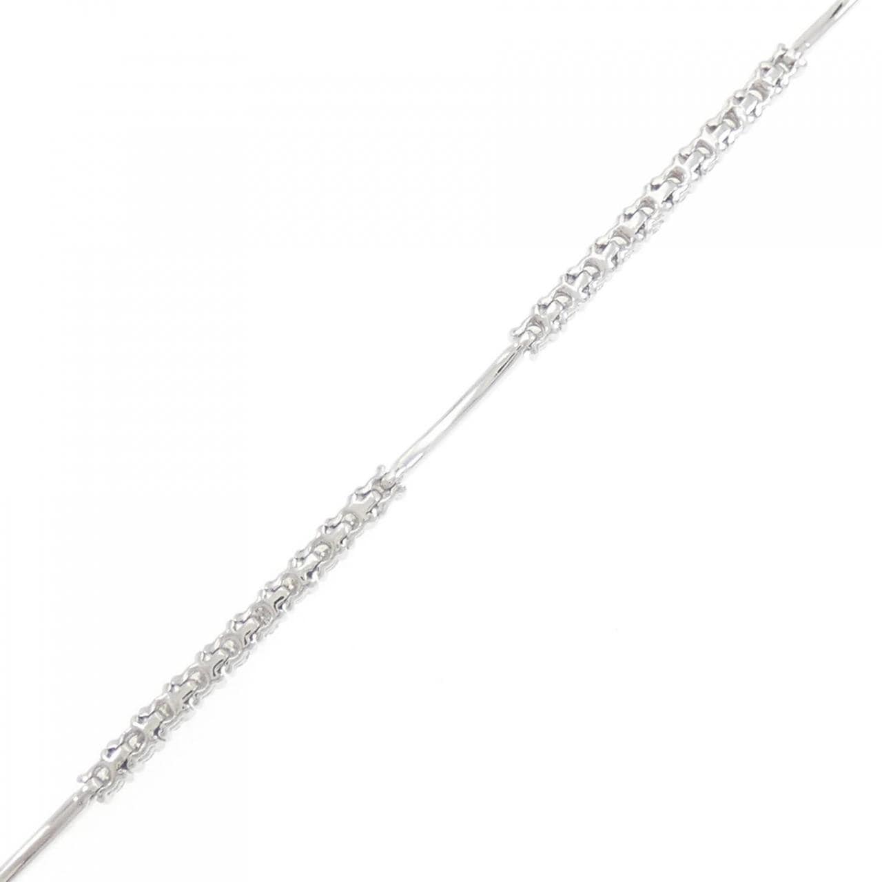 K18WG Diamond bracelet 1.50CT