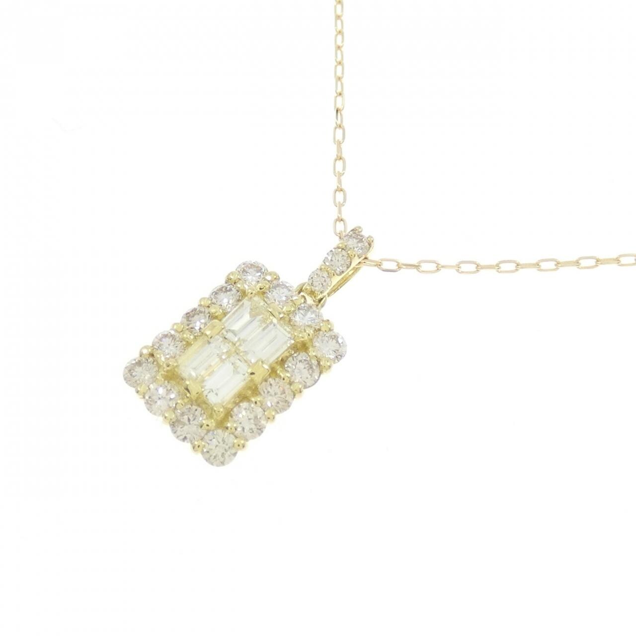 【新品】K18YG ダイヤモンド ネックレス 0.50CT