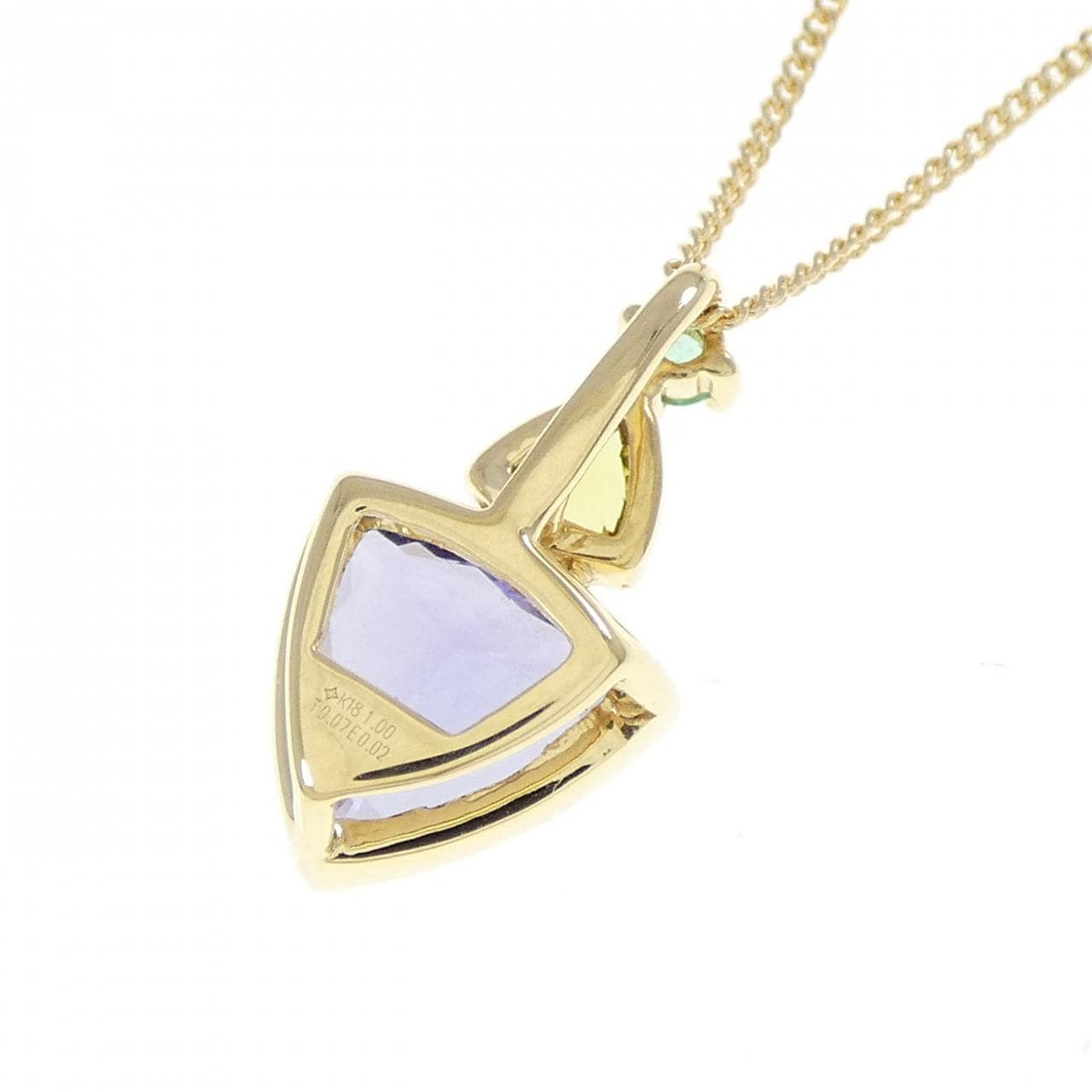 ジーエスティービー カラーストーン ネックレス