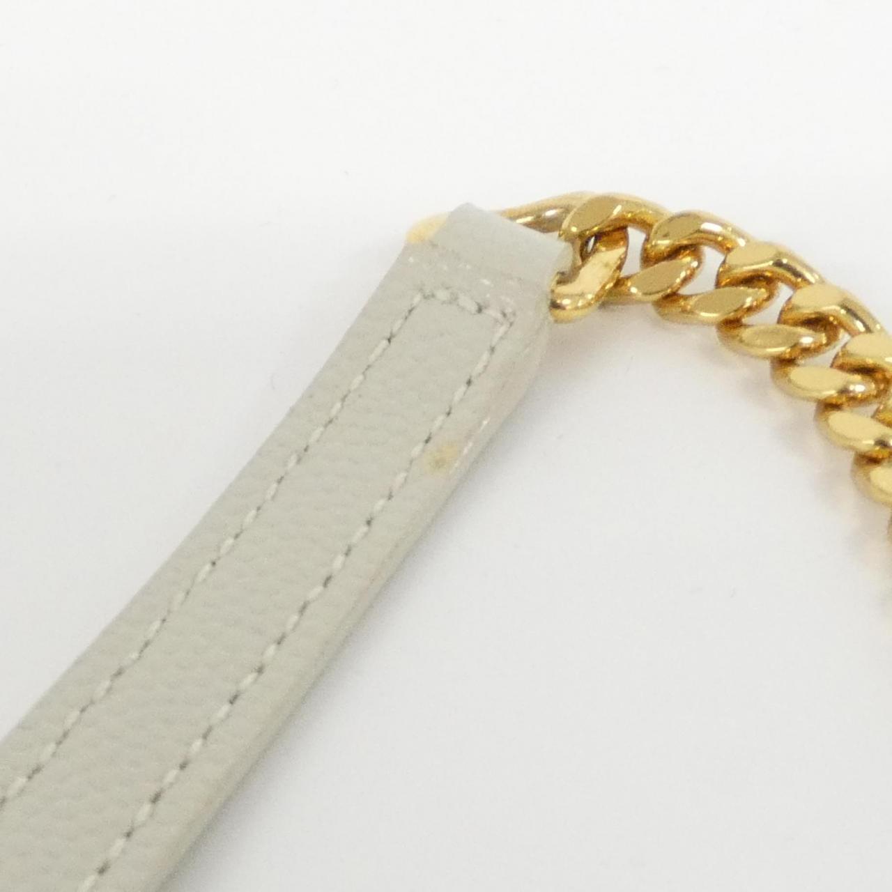 サンローラン 393953 BOW01 チェーンウォレット