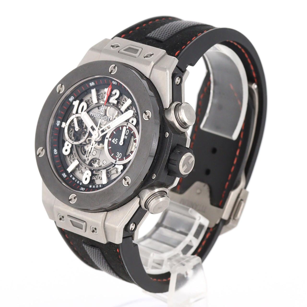 ウブロ ビッグバンウニコチタニウムセラミック 411.NM.1170.RX TI 自動巻