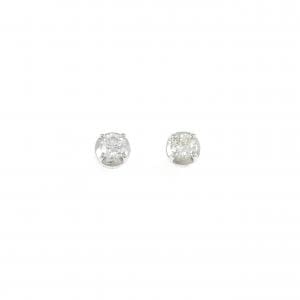 PT950/PT900 ソリティア ダイヤモンド ピアス 0.20CT