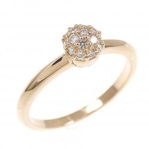 K18PG ダイヤモンド リング 0.14CT