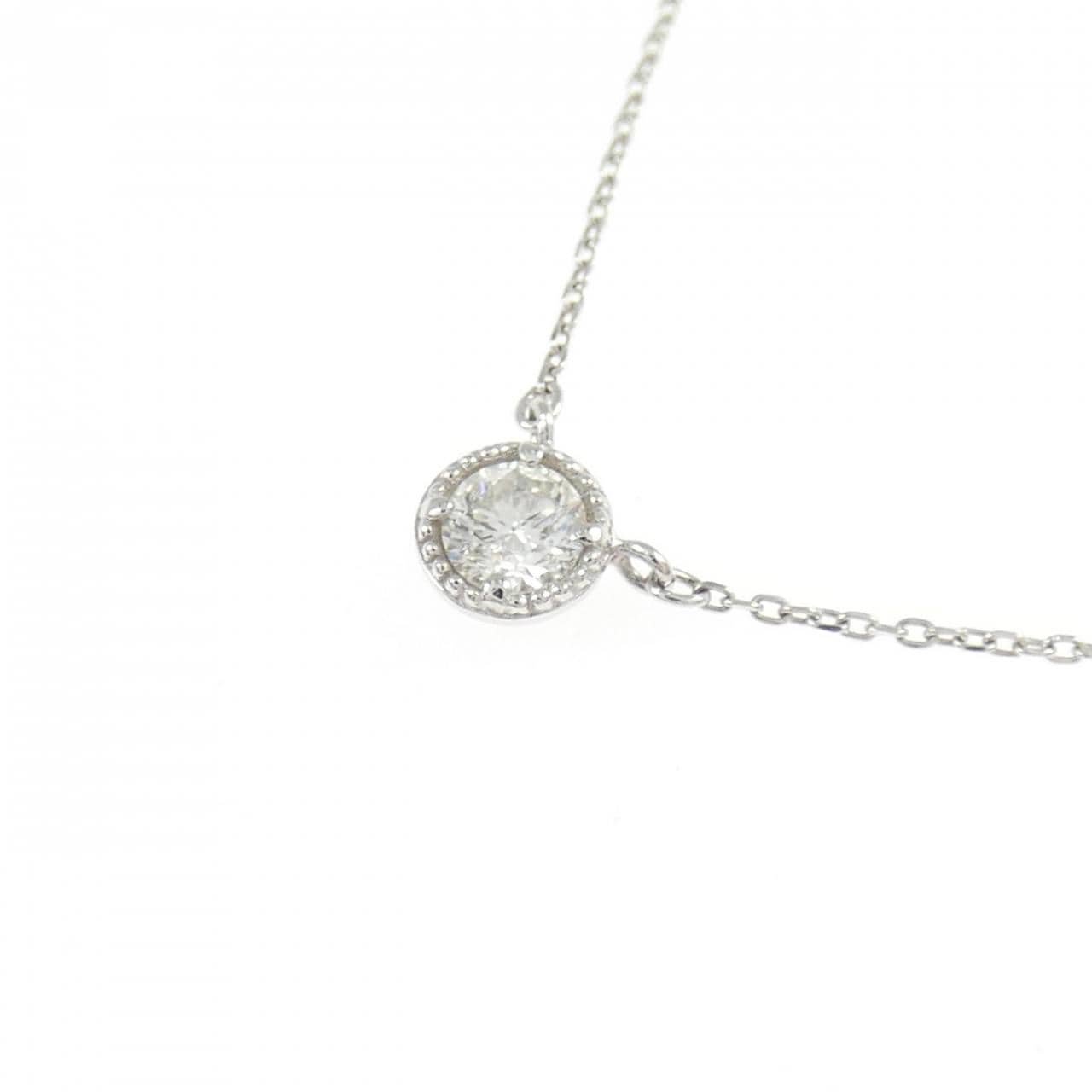 PT900/PT850 ダイヤモンド ネックレス 0.13CT