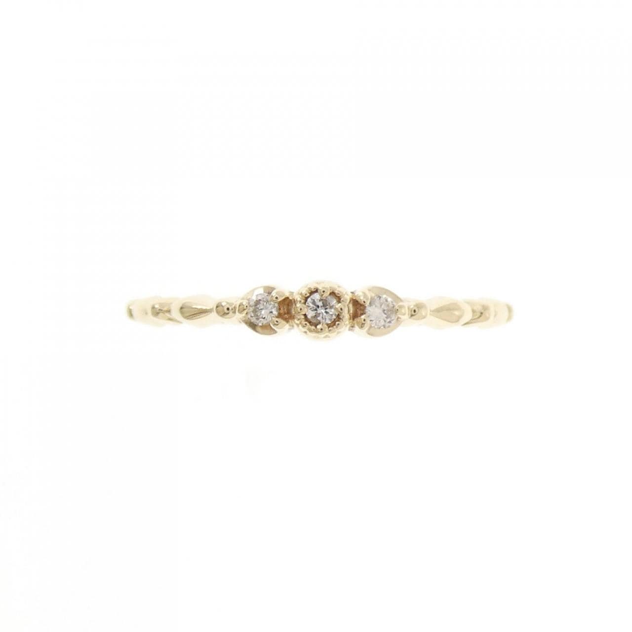 アガット ダイヤモンド リング 0.04CT