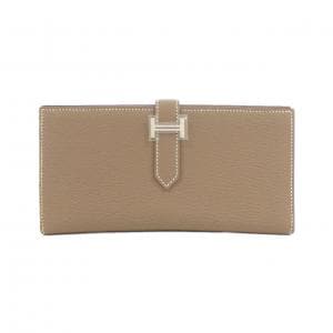 HERMES bifold long wallet