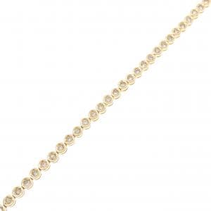 K18YG ダイヤモンド ブレスレット 1.00CT