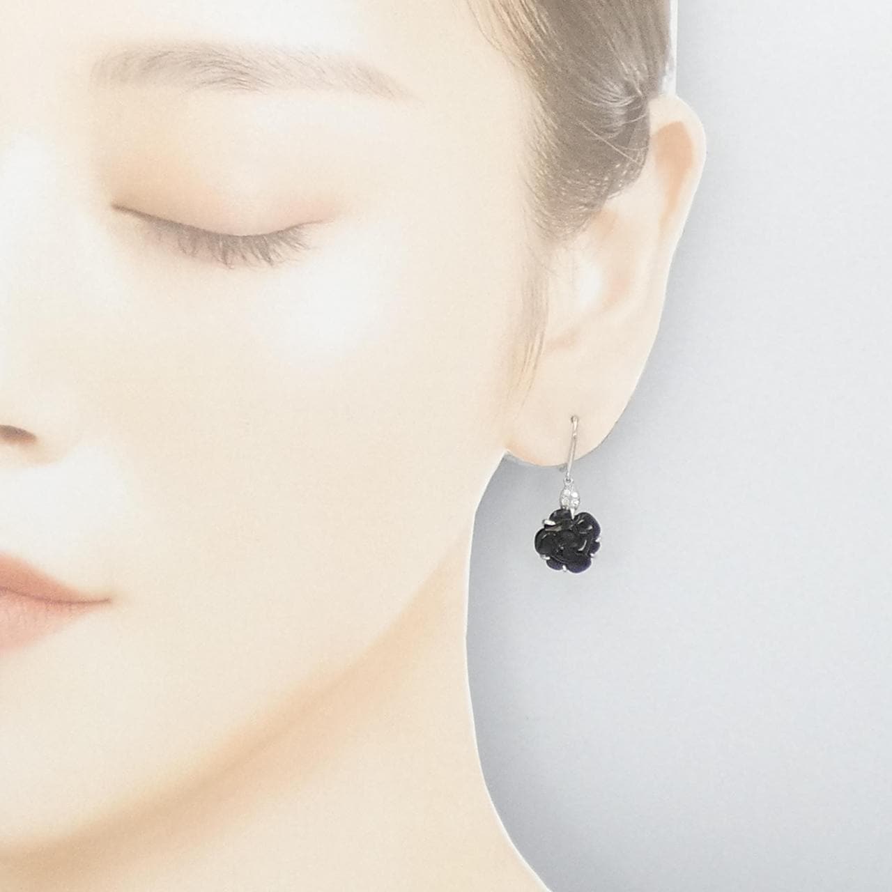 CHANEL camellia earrings