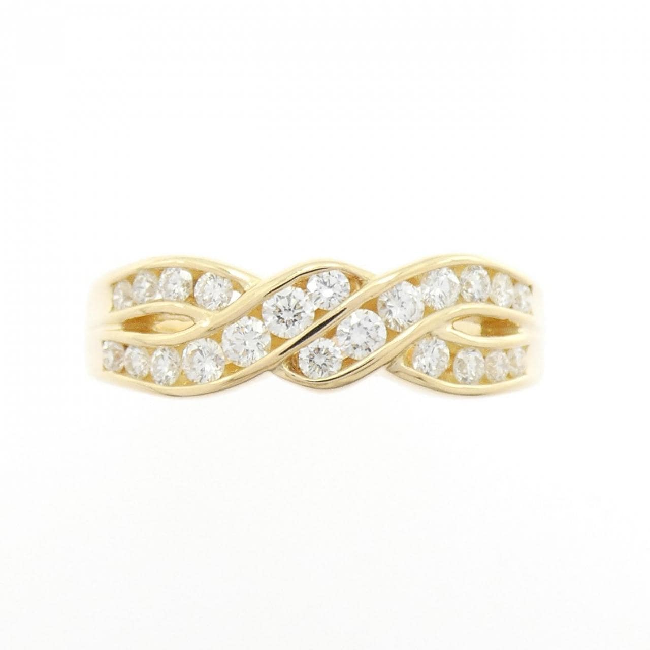 K18YG ダイヤモンド リング 0.45CT