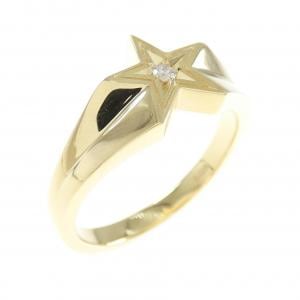[BRAND NEW] K18YG Star Diamond Ring 0.025CT