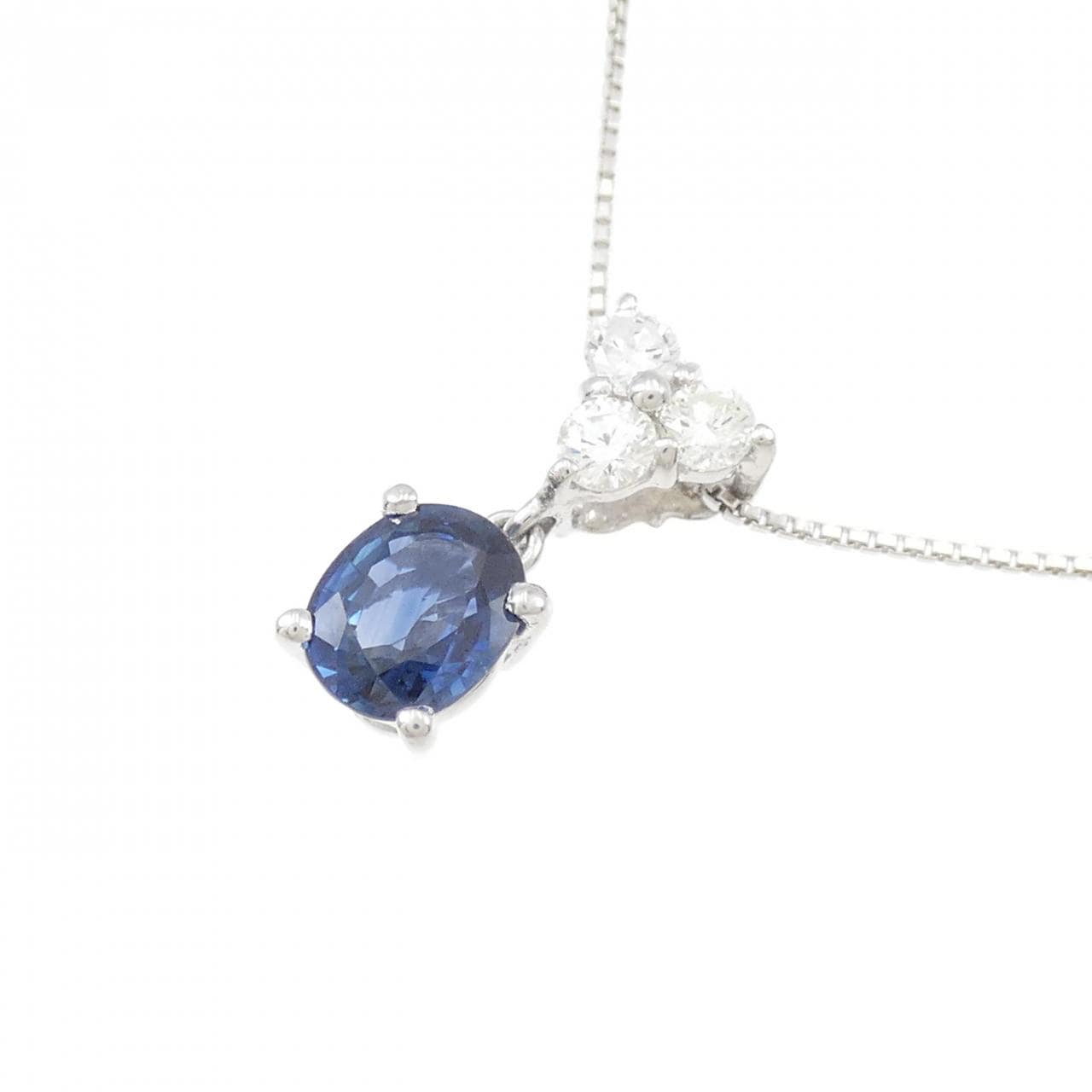 PT Sapphire Necklace 1.18CT