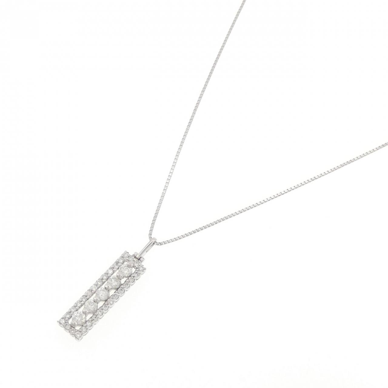 PT900/PT850 ダイヤモンド ネックレス 0.52CT