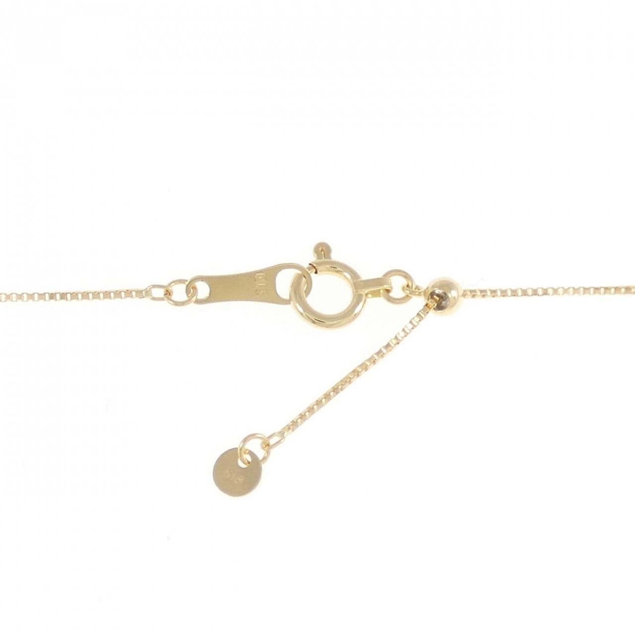 18KTYG/K18YG ダイヤモンド ネックレス 0.26CT