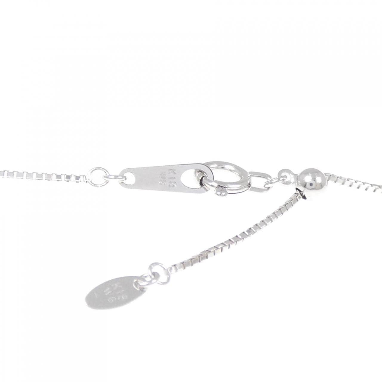 K18WG ダイヤモンド ネックレス 0.20CT