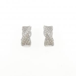 K18WG ダイヤモンド ピアス／イヤリング 1.00CT