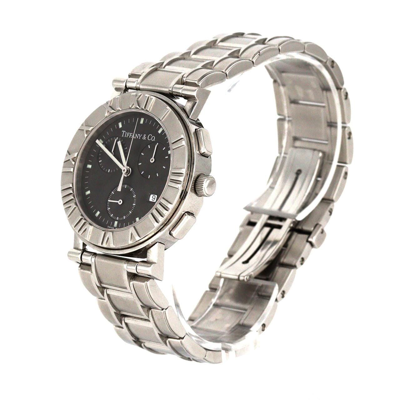 【ノーメンテナンス還元価格】ティファニー アトラスクロノグラフ Z0002.32.10A11A00A SS クォーツ