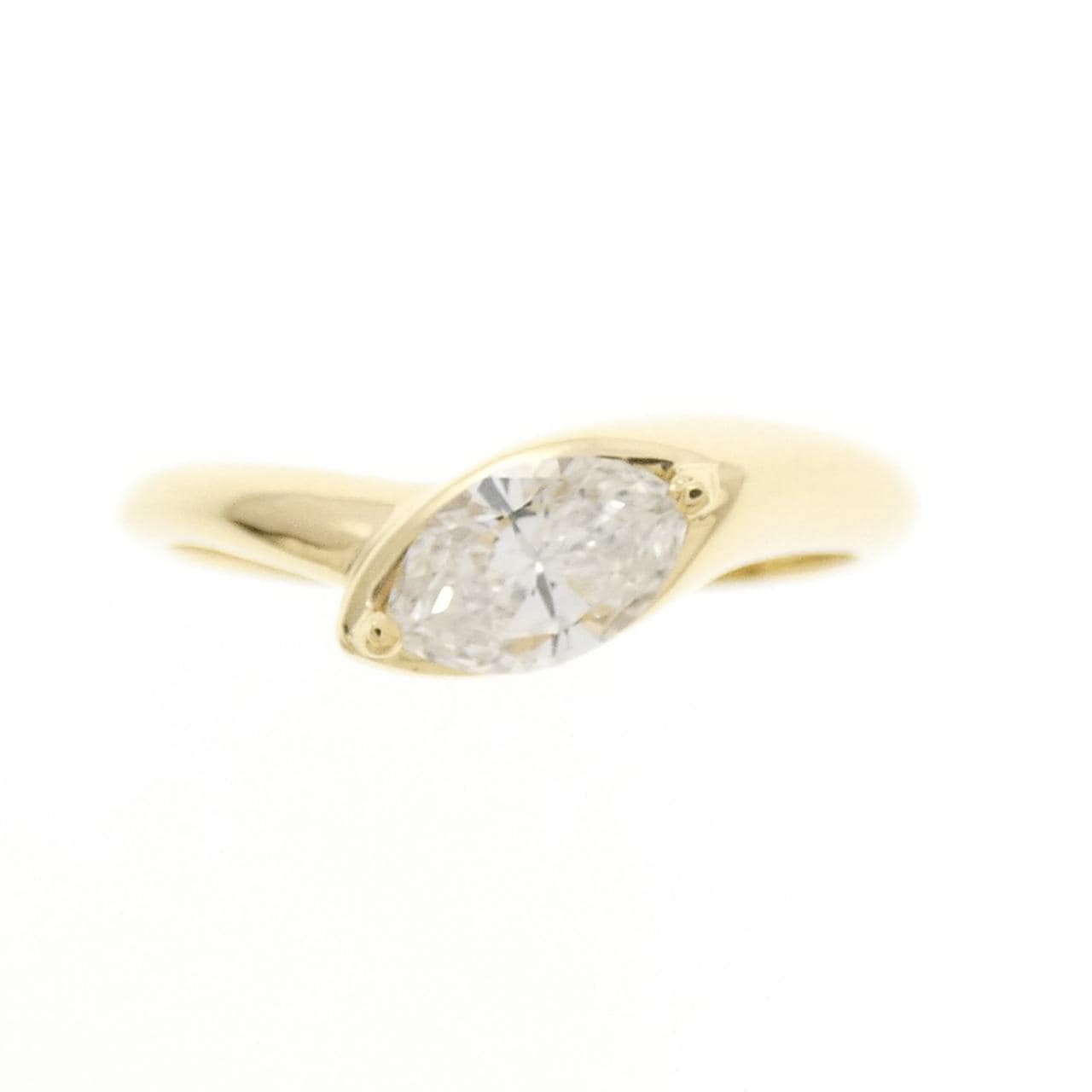 750YG ダイヤモンド リング 0.374CT