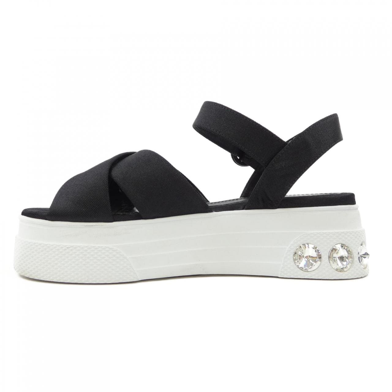 ミュウミュウ MIU MIU プラットフォームサンダル 5X996C サンダル