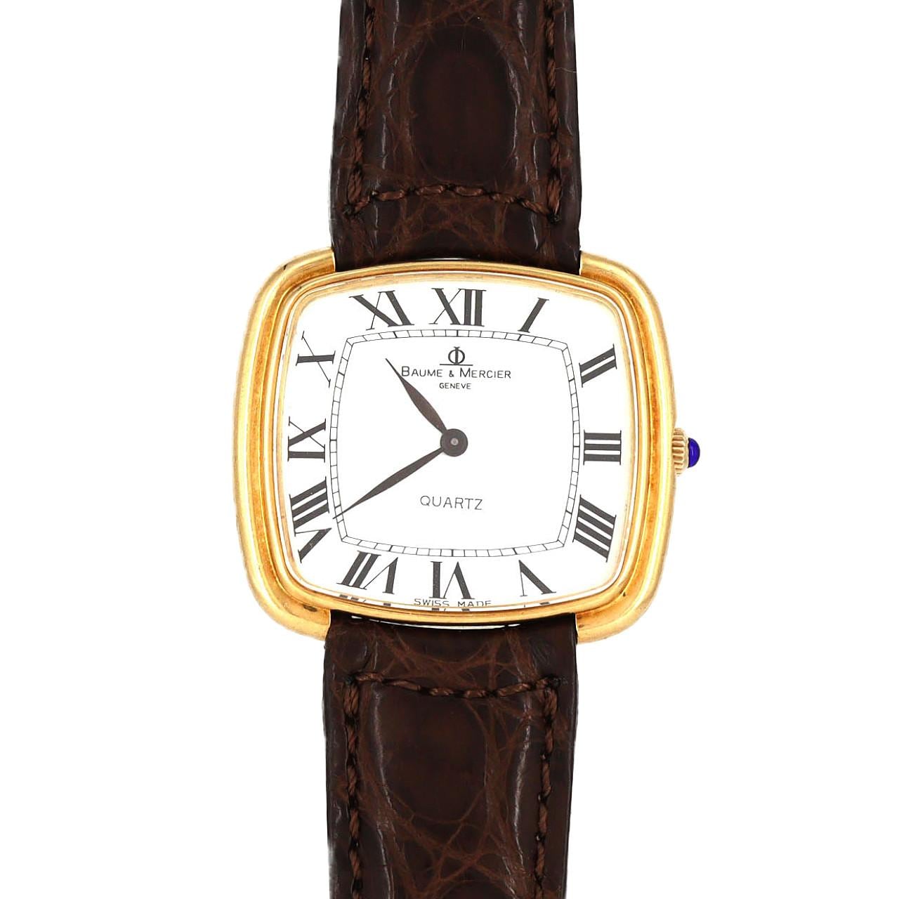 【ノーメンテナンス還元価格】ボーム&メルシェ スクエアケース YG 47089 YG クォーツ