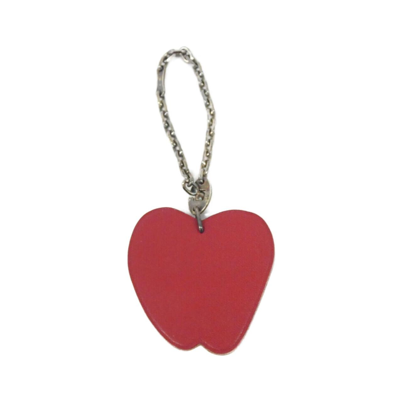 エルメス POMME フルーツ ポルト クレ 027890CA キーホルダー