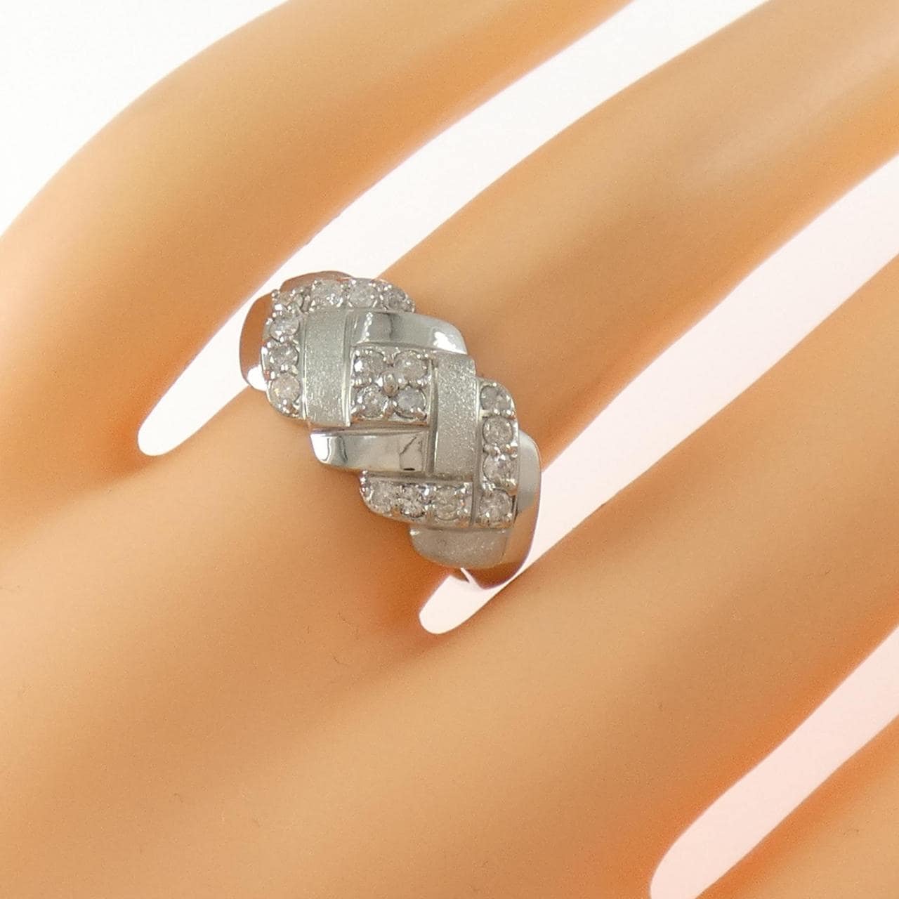 PT1000 ダイヤモンド リング 0.35CT